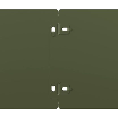 Lawn Edging 50 pcs 15 x 103 cm Cold-rolled steel Olive Green