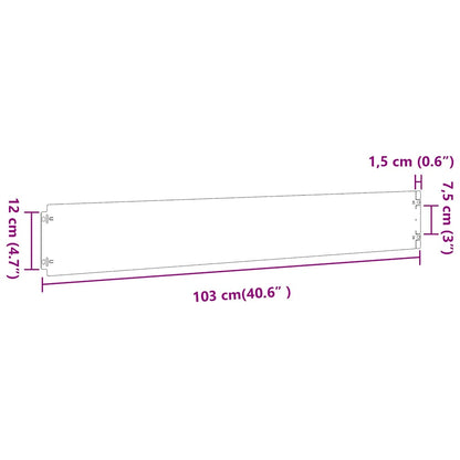 Lawn Edging 50 pcs 15 x 103 cm Galvanised Steel Silver