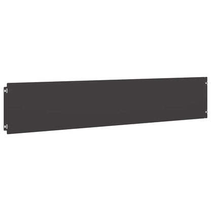 Lawn Edging 10 pcs 20 x 103 cm Steel Black