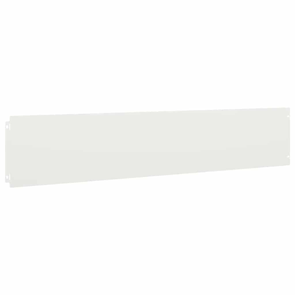 Lawn Edging 10 pcs 20 x 103 cm Cold-rolled steel White