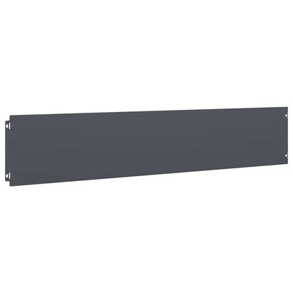 Lawn Edging 10 pcs 20 x 103 cm Steel Anthracite