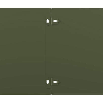 Lawn Edging 10 pcs 20 x 103 cm Cold-rolled steel Olive Green