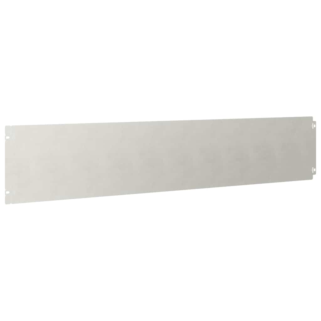Lawn Edging 10 pcs 20 x 103 cm Stainless Steel Silver