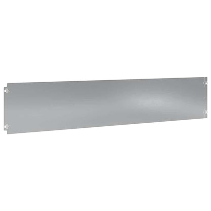 Lawn Edging 10 pcs 20 x 103 cm Galvanised Steel Silver