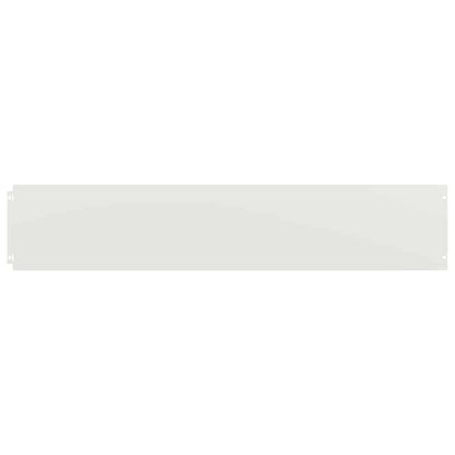 Lawn Edging 30 pcs 20 x 103 cm Cold-rolled steel White