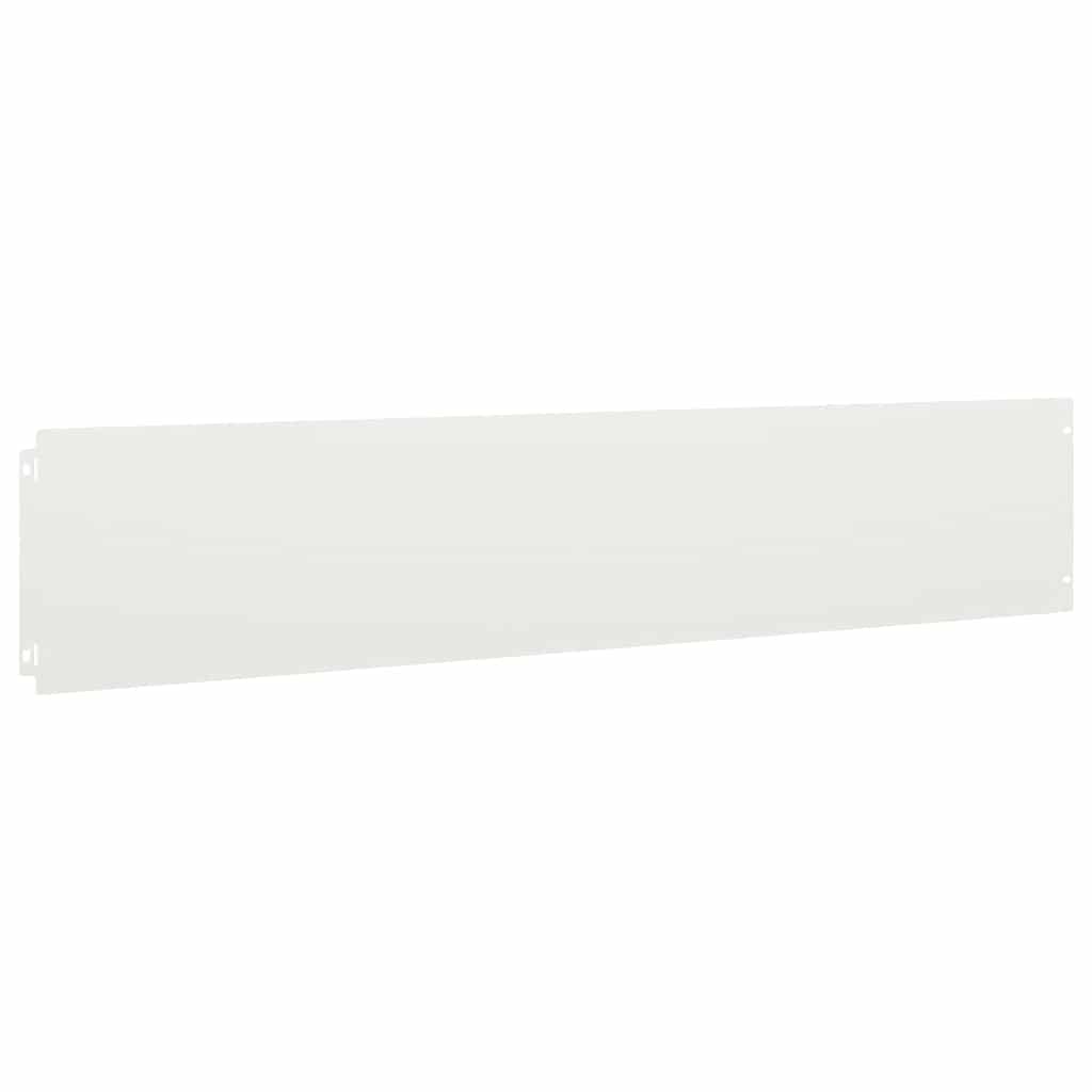 Lawn Edging 30 pcs 20 x 103 cm Cold-rolled steel White