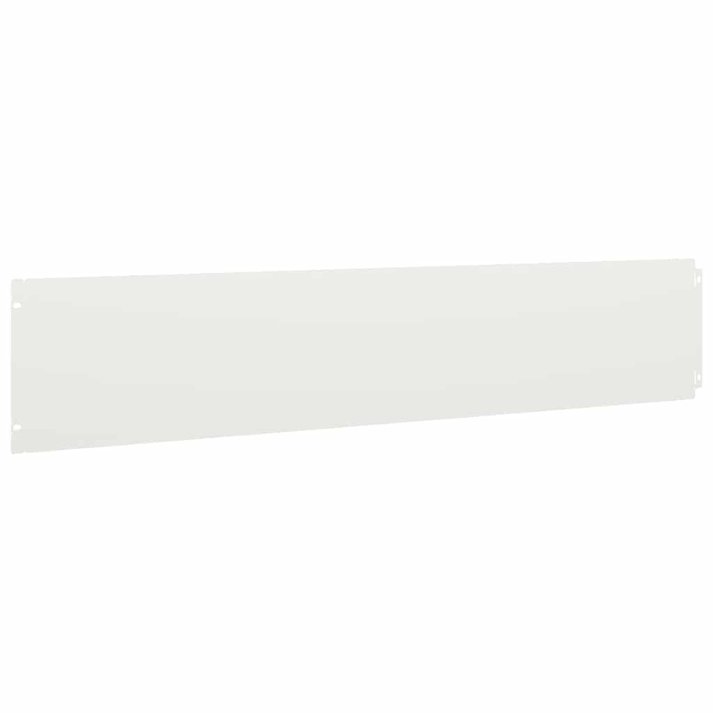 Lawn Edging 30 pcs 20 x 103 cm Cold-rolled steel White