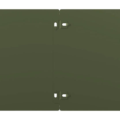 Lawn Edging 30 pcs 20 x 103 cm Cold-rolled steel Olive Green