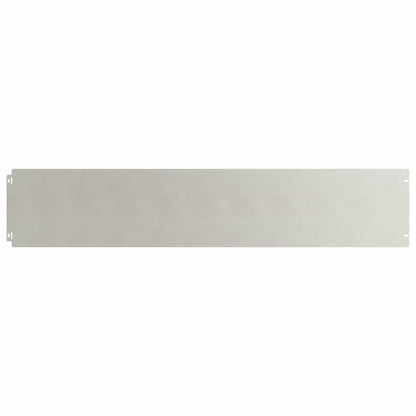 Lawn Edging 30 pcs 20 x 103 cm Stainless Steel Silver