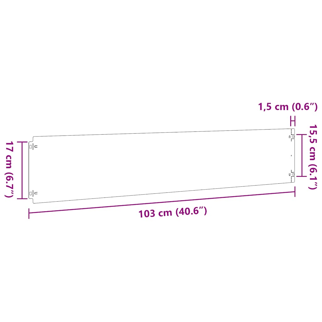 Lawn Edging 30 pcs 20 x 103 cm Stainless Steel Silver