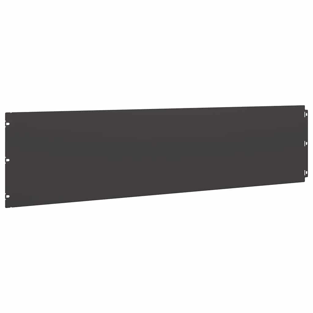 Lawn Edging 10 pcs 25 x 103 cm Cold-rolled steel Black