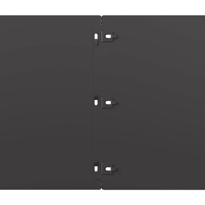 Lawn Edging 10 pcs 25 x 103 cm Cold-rolled steel Black