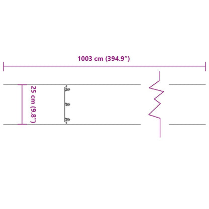Lawn Edging 10 pcs 25 x 103 cm Cold-rolled steel White