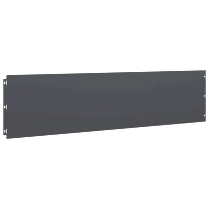Lawn Edging 10 pcs 25 x 103 cm Cold-rolled steel Anthracite