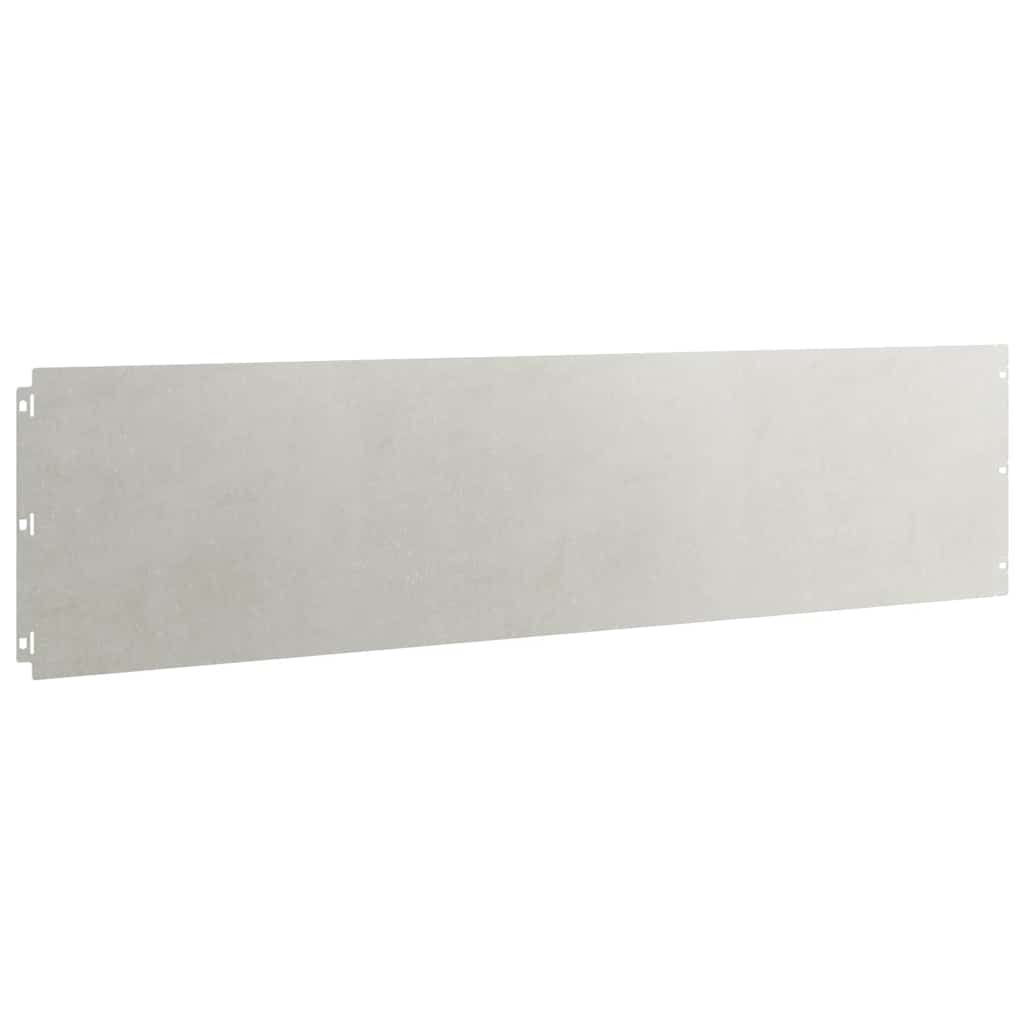 Lawn Edging 10 pcs 25 x 103 cm Stainless Steel Silver