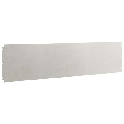 Lawn Edging 10 pcs 25 x 103 cm Stainless Steel Silver