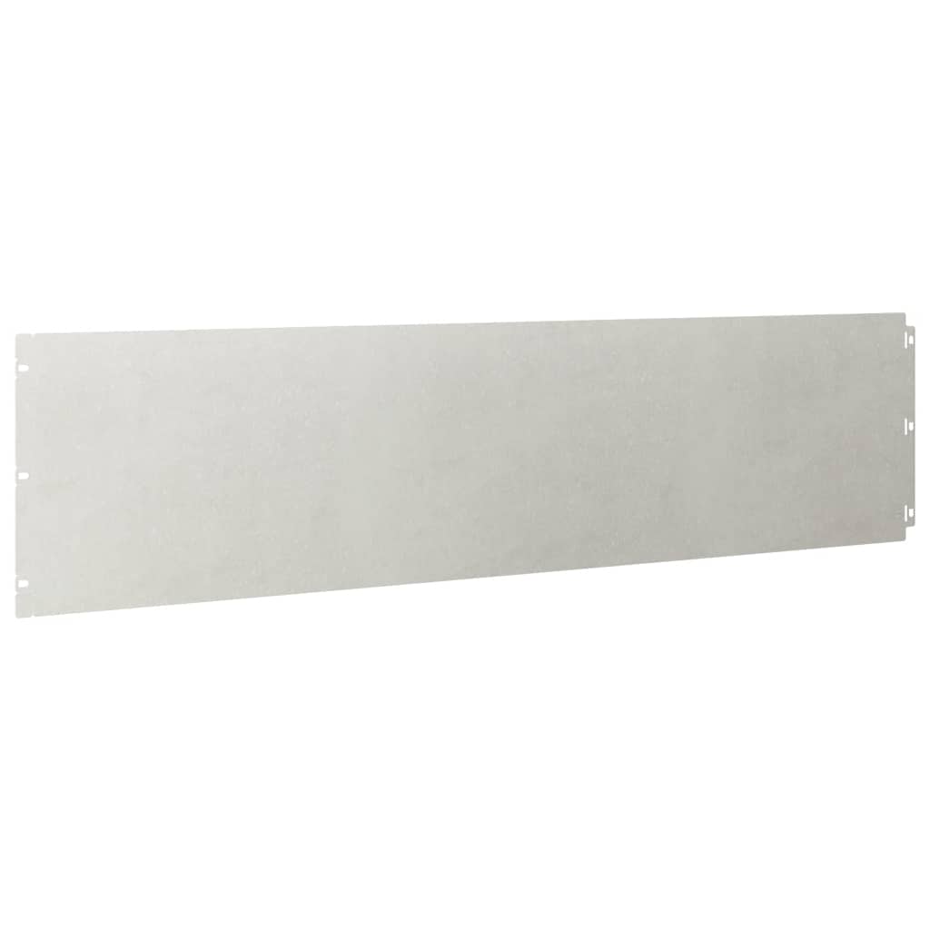 Lawn Edging 10 pcs 25 x 103 cm Stainless Steel Silver