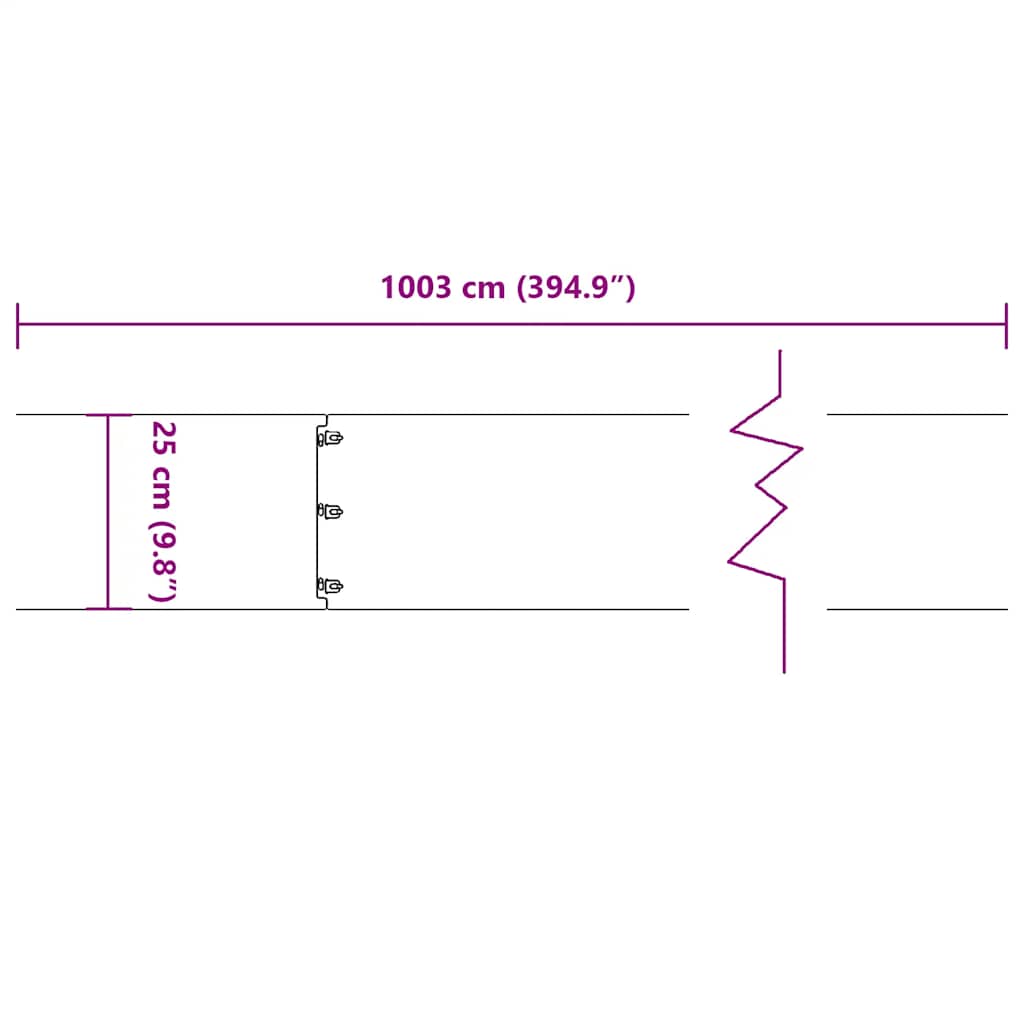 Lawn Edging 10 pcs 25 x 103 cm Stainless Steel Silver
