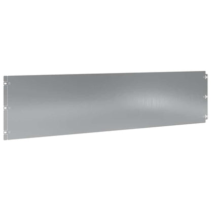 Lawn Edging 10 pcs 25 x 103 cm Galvanised Steel Silver