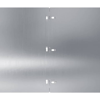 Lawn Edging 10 pcs 25 x 103 cm Galvanised Steel Silver