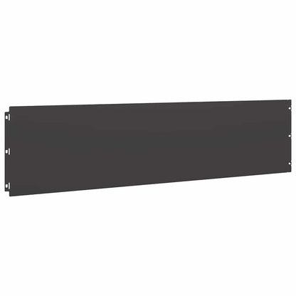 Lawn Edging 20 pcs 25 x 103 cm Cold-rolled steel Black