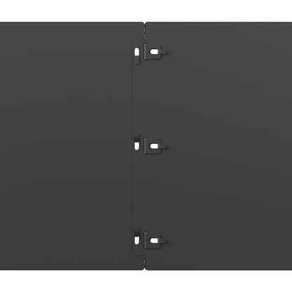 Lawn Edging 20 pcs 25 x 103 cm Cold-rolled steel Black