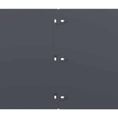 Lawn Edging 20 pcs 25 x 103 cm Cold-rolled steel Anthracite