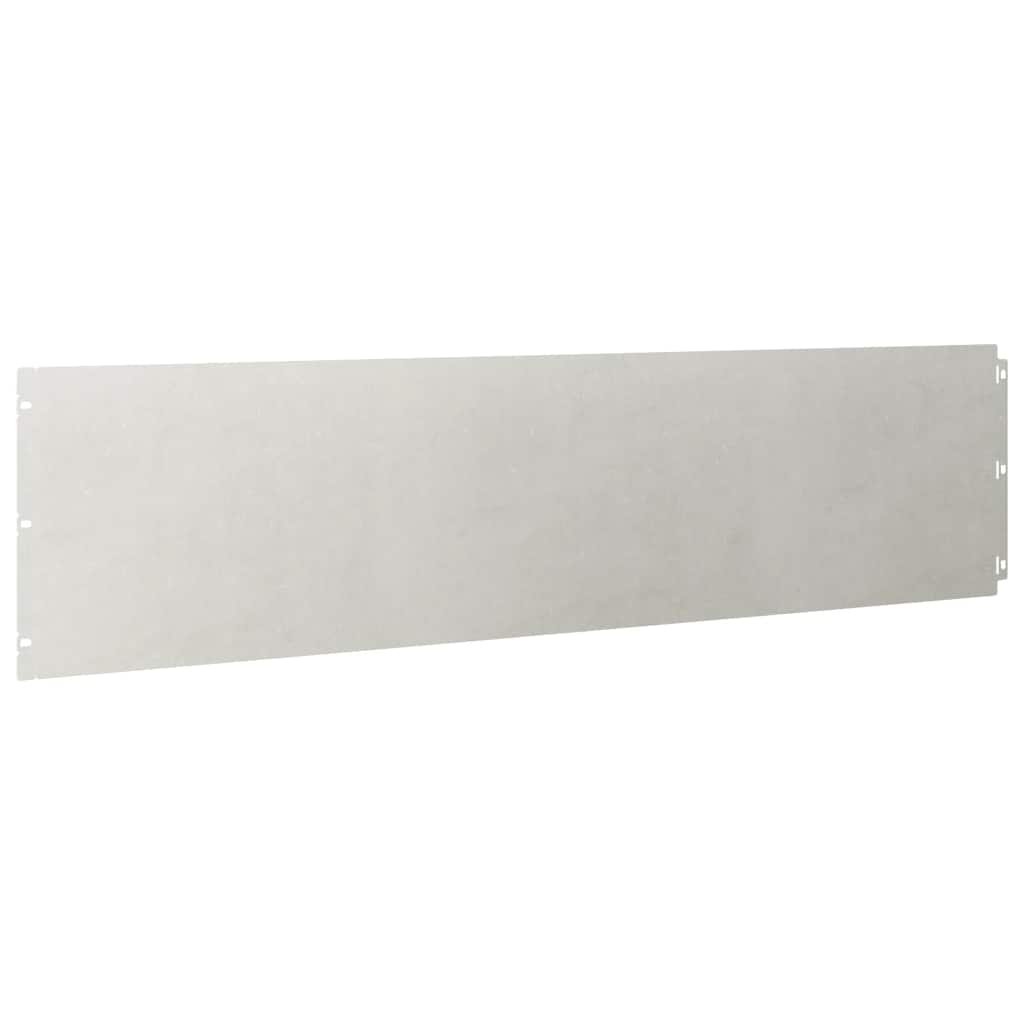Lawn Edging 20 pcs 25 x 103 cm Stainless Steel Silver