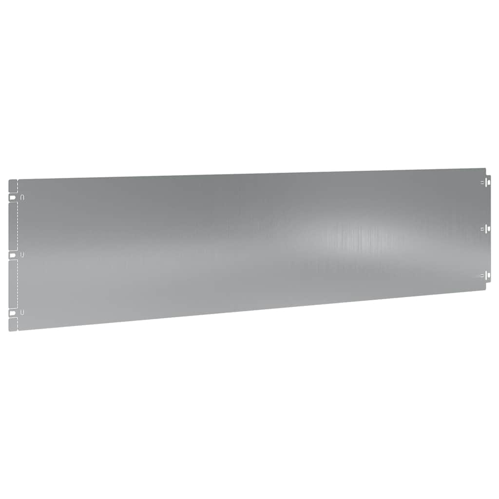 Lawn Edging 20 pcs 25 x 103 cm Galvanised Steel Silver