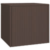 Patio Side Tables 3 pcs Brown Poly Rattan