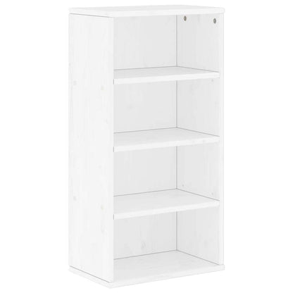 Side Cabinet ODDA White 40x24x79 cm Solid Wood Pine