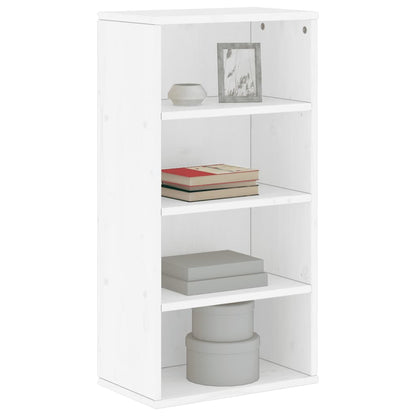 Side Cabinet ODDA White 40x24x79 cm Solid Wood Pine
