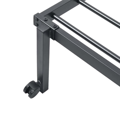 Bed Frame without Mattress Foldable Black 90x200 cm Steel