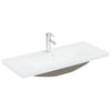 2 Piece Bathroom Furniture Set Concrete Grey Engineered Wood
