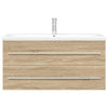 2 Piece Bathroom Furniture Set Sonoma Oak Engineered Wood