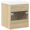 2 Piece Bathroom Furniture Set Sonoma Oak Engineered Wood
