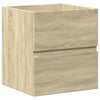 2 Piece Bathroom Furniture Set Sonoma Oak Engineered Wood