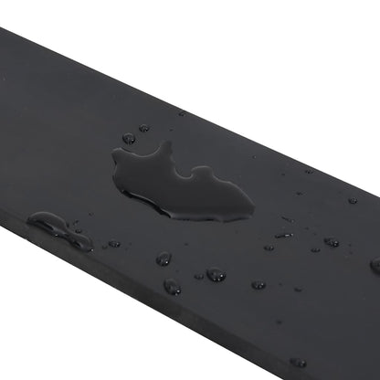 Rubber Edge for Snow Plow Black 120x8x1 cm