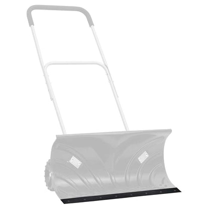 Rubber Edge for Snow Plow Black 80x10x1 cm