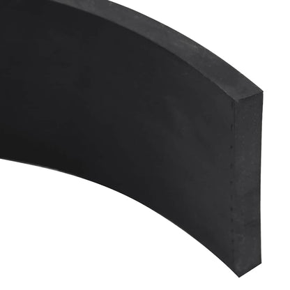 Rubber Edge for Snow Plow Black 250x10x1 cm