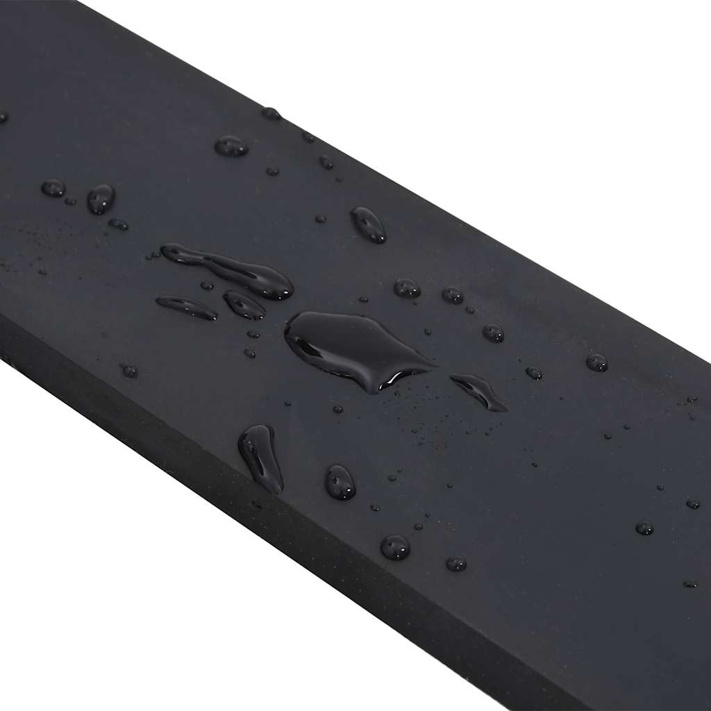 Rubber Edge for Snow Plow Black 250x10x1 cm