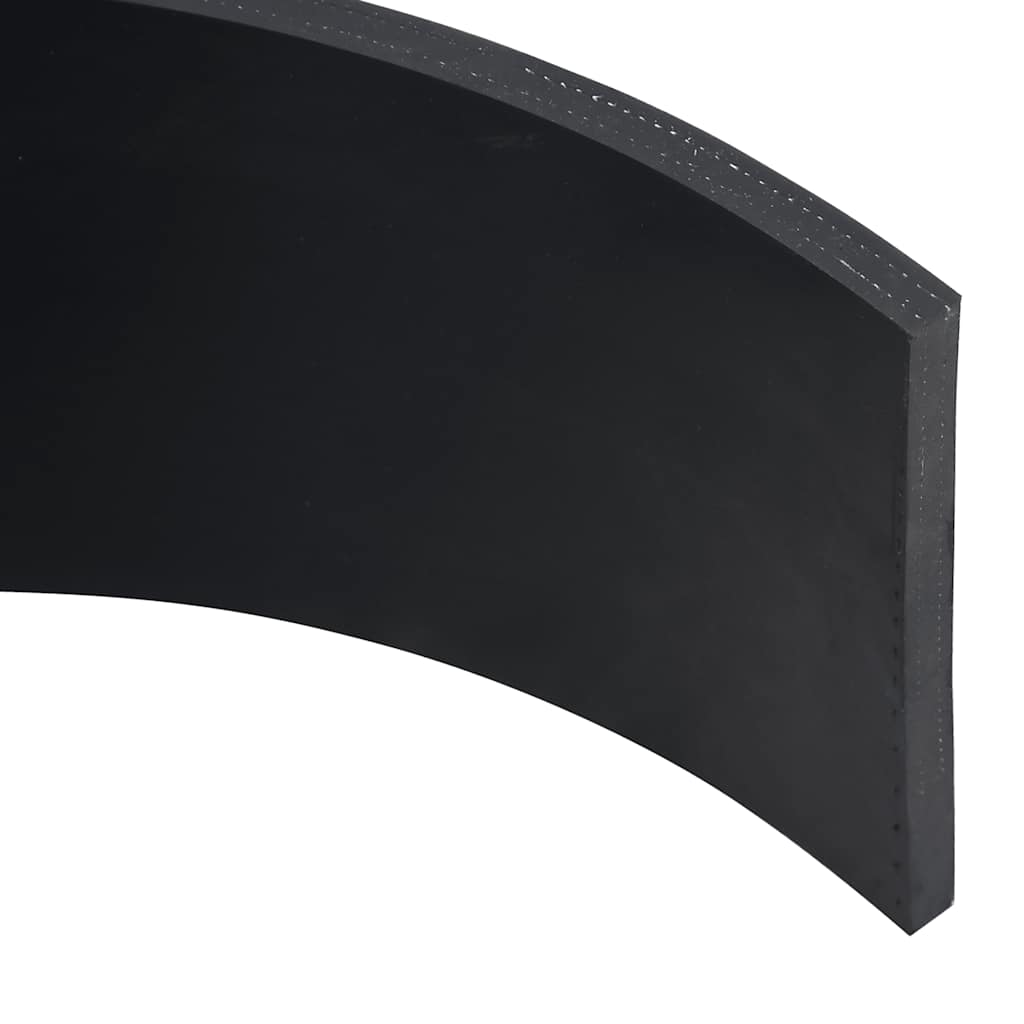 Rubber Edge for Snow Plow Black 180x15x1 cm