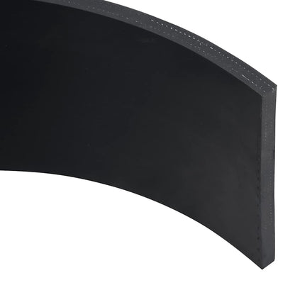 Rubber Edge for Snow Plow Black 180x15x1 cm
