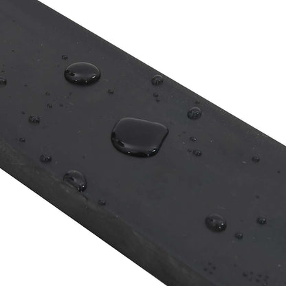 Rubber Edge for Snow Plow Black 120x8x2 cm