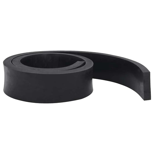 Rubber Edge for Snow Plow Black 180x8x2 cm