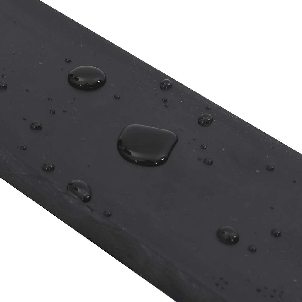 Rubber Edge for Snow Plow Black 300x8x2 cm
