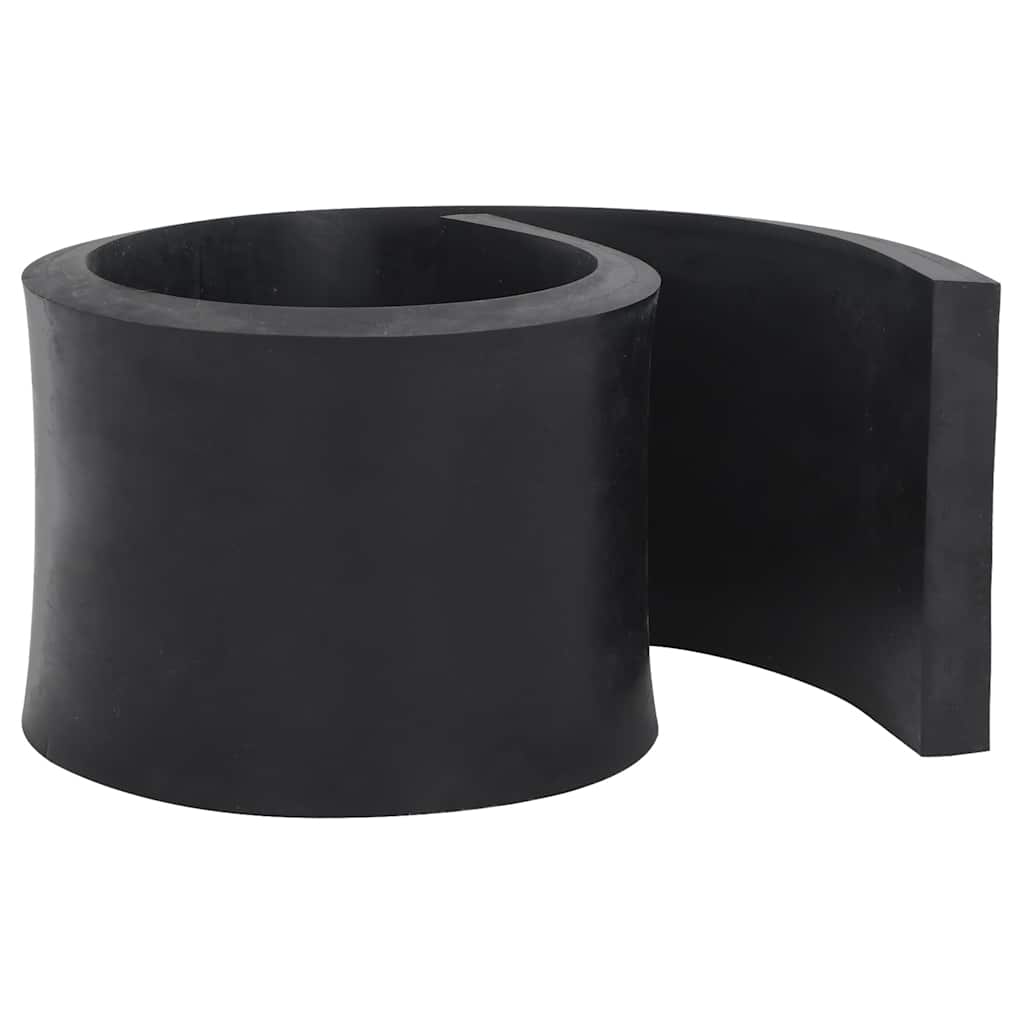 Rubber Edge for Snow Plow Black 120x15x2 cm