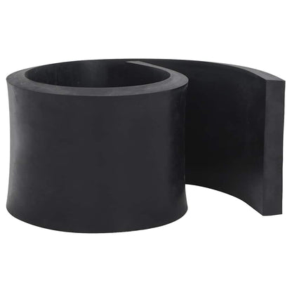 Rubber Edge for Snow Plow Black 120x15x2 cm
