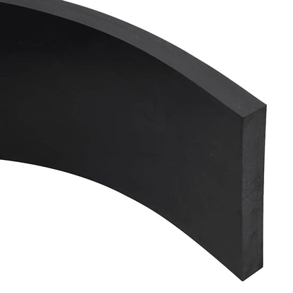 Rubber Edge for Snow Plow Black 150x15x2 cm