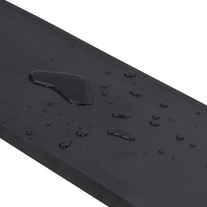 Rubber Edge for Snow Plow Black 180x15x2 cm